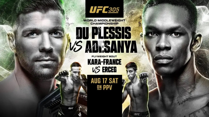 Сериал UFC 305 Исраэль Адесанья &mdash; Дрикус дю Плесси